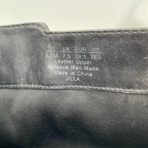 Franco Sarto Womens Black Leather & Suede Side Zip Boot Size 9.5 - Picture 12 of 13